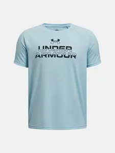 Chlapecké tričko Under Armour UA Tech Split Wordmark SS - Kluci