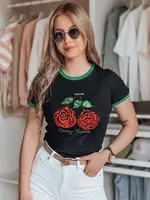Dámské triko s flitry ROSAWIS