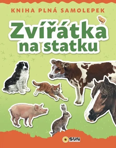 Kniha plná samolepek - Zvířátka na statku