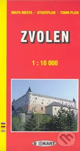 Zvolen, Detva, Sliač, Kováčová, Hriňová 1:10 000