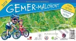 Ručne maľovaná cyklomapa Gemer-Malohont