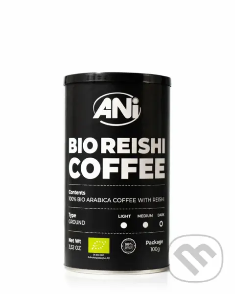 Honduras 100% Arabika Reishi BIO mletá káva 100g