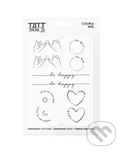 TATTonMe Vodeodolné dočasné tetovačky Couple mix