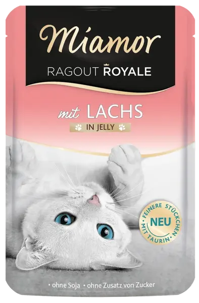 Kapsička Miamor Ragout Royale losos v želé 100g