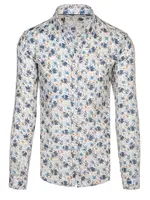 Pánská košile s květinovým vzorem