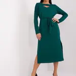 Dress-LK-SK-509447.75P-dark green