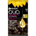 Garnier Olia Big Kit permanentní barva na vlasy odstín 5.0 Brąz 1 ks