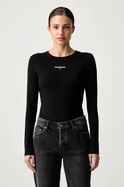 Tommy Jeans  tričko s dlouhým rukávem dámské s bavlnou