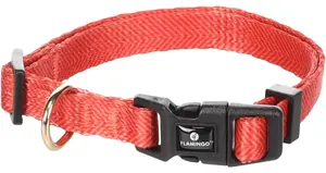 Flamingo Noekie obojek pro psa - oranžový XS   20-35cm x 10mm x 1mm