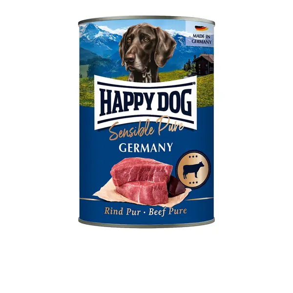 Happy Dog Sensible Pure Germany - konzerva, hovädzie mäso 24 x 400 g