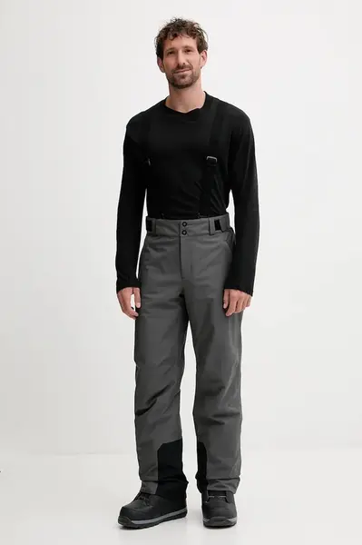 Lyžařské kalhoty Rossignol INSULATED šedá barva, RLOMP06