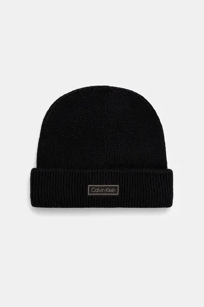Čiapka s prímesou vlny Calvin Klein