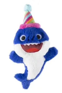 GimDog Sharks Party hračka pro psy - plyšoví žraloci Modrá - 1 ks