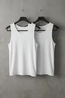 Trendyol White Basic 2 Pack Underwear Undershirt