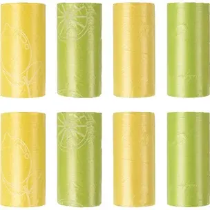 Flamingo sáčky na psí exkrementy - lemon 8 x 15 ks