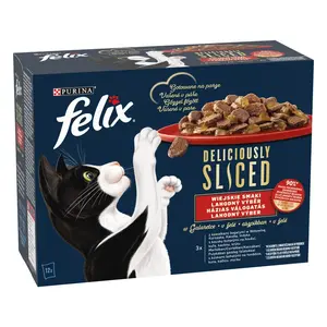 Felix Deliciously Sliced domácí výběr v aspiku 12 x 80 g