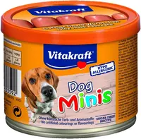 Vitakraft Dog Minis hovězí klobása za odměnu pro psy 120 g
