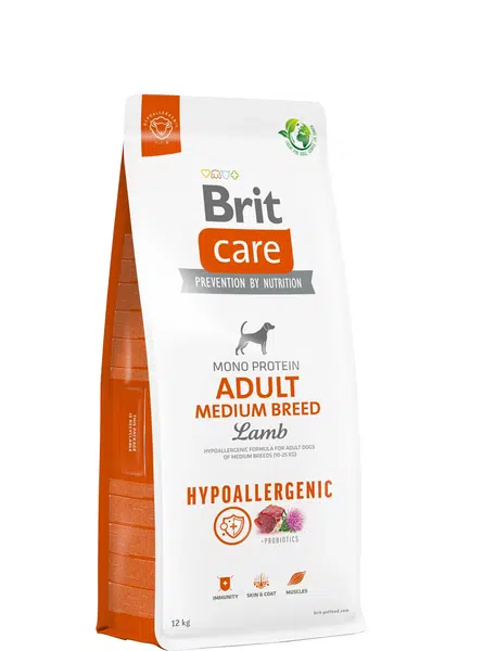 Brit Care Hypo-Allergenic Adult Medium Breed Lamb & Rice 3 kg