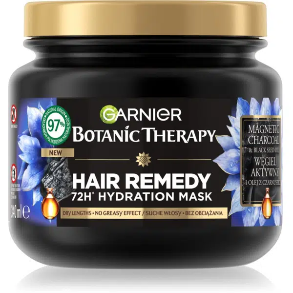 Garnier Botanic Therapy Hair Remedy hydratační maska pro mastnou vlasovou pokožku a suché konečky 340 ml