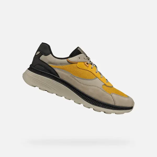 Yellow men's sneakers Geox Spherica Actif X1 - Men