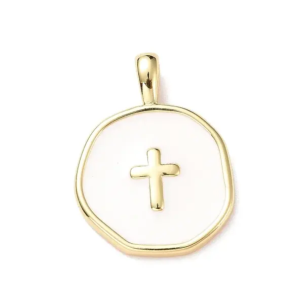 Brass Enamel Pendants