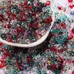 3/0 Baking Paint Transparent Colours Glass Round Beads