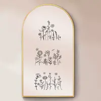 Waterproof Reflective Plastic Mirror Stickers