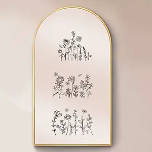 Waterproof Reflective Plastic Mirror Stickers