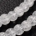 Synthetic Crackle Quartz Beads Strands
