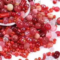 DIY Lampwork Beads & Glass Seed Beds Jewelry Making Findings Kits