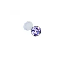 Acrylic Micro Pave Cubic Zirconia Labrets Piercing Jewely for Women Men