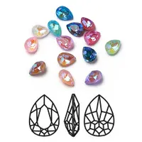 Glass Rhinestone Cabochons