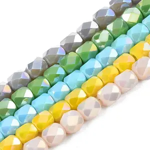 Electroplate Glass Beads Strands