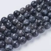 Natural Larvikite Beads Strands