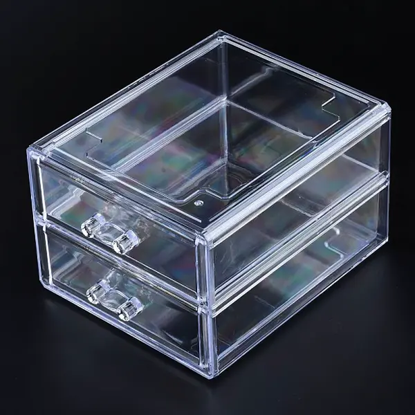 Double Layer Polystyrene Plastic Bead Storage Containers