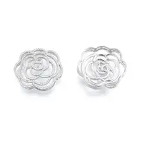 Brass Micro Pave Clear Cubic Zirconia Multi-Strand Links