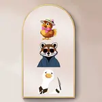 Waterproof Reflective Plastic Mirror Stickers