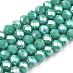 Electroplate Glass Beads Strands
