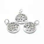 Brass Micro Pave Cubic Zirconia Charms