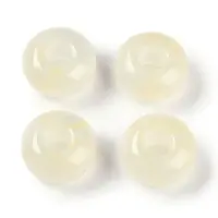 Resin European Beads with Glitter Powder