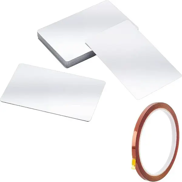 Aluminum Blank Thermal Transfer Business Cards