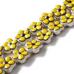 Handmade Porcelain Flower Beads Strands