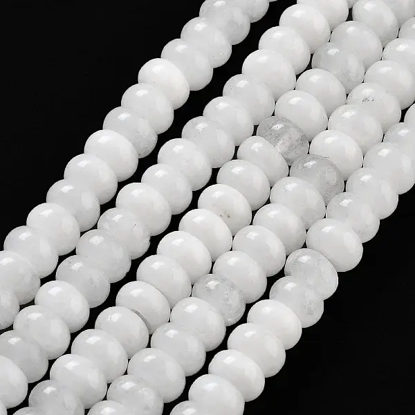 Natural White Jade Beads Strands