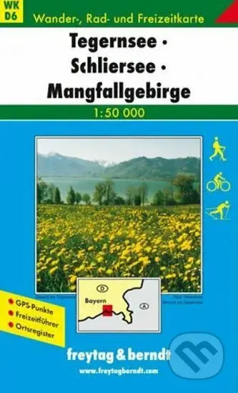 WKD  6 Tegernsee, Schliersee 1:50 000/mapa