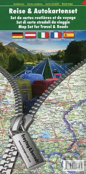 Reise + Autokartenset (Automapa - set 5 máp)