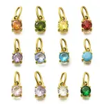 304 Stainless Steel Rhinestone Charms