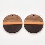 Resin & Walnut Wood Pendants