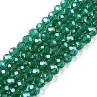 Electroplate Glass Beads Strands