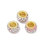Alloy Rhinestone Clay Pave Beads