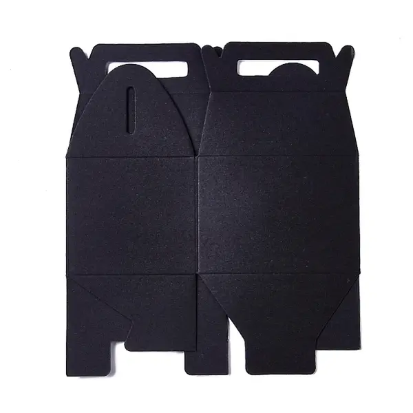 Creative Portable Foldable Paper Gift Box with Handles